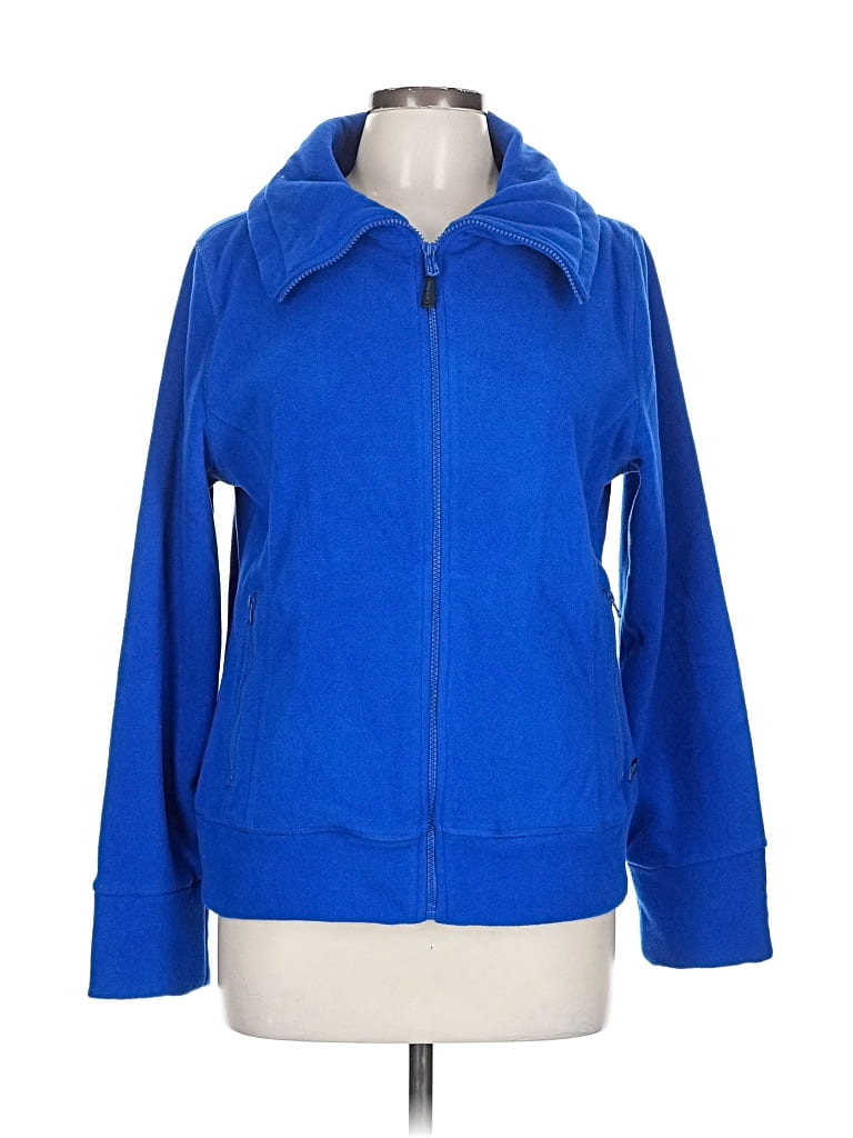 Pre-owned Calvin Klein Performance Fleece Jacket In Blue