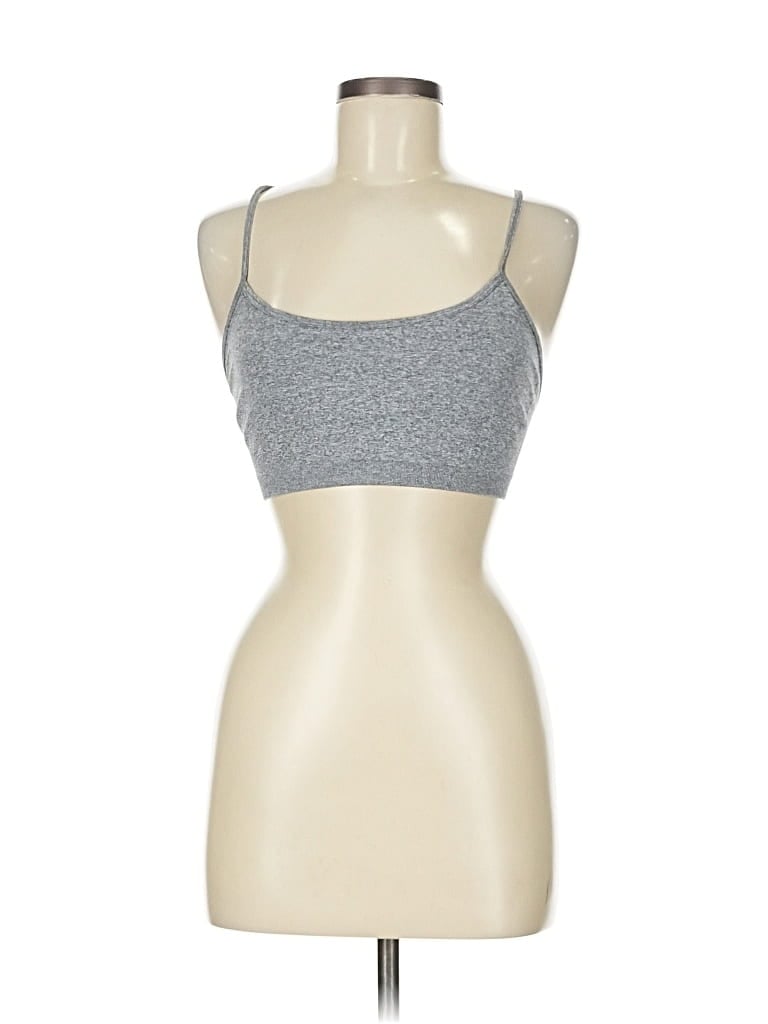 Pre-owned Splits 59 Tank Top Silver Strapless Neckline Tops