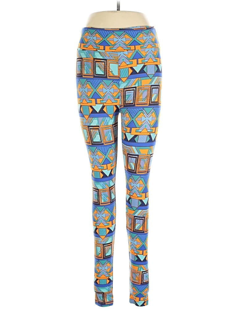 Pre-owned Lularoe Leggings In Blue