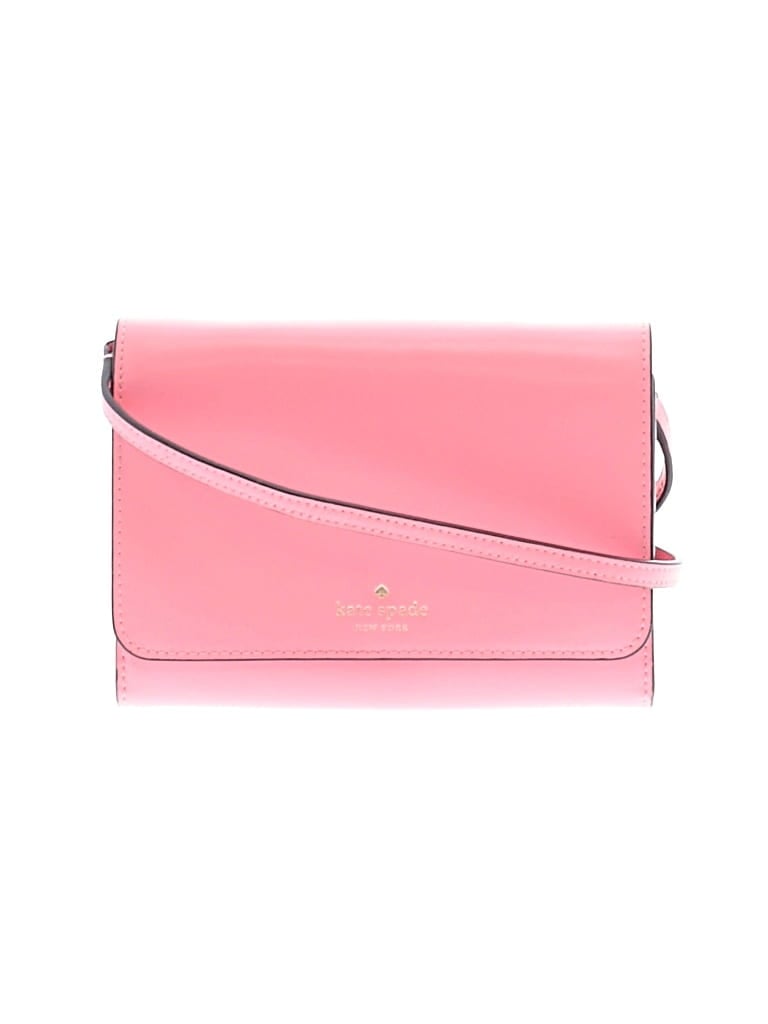 Pre-owned Kate Spade New York Leather Crossbody Bag In Pink