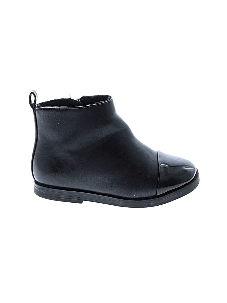 Pre-owned Zara Baby Kids' Ankle Boots In Black