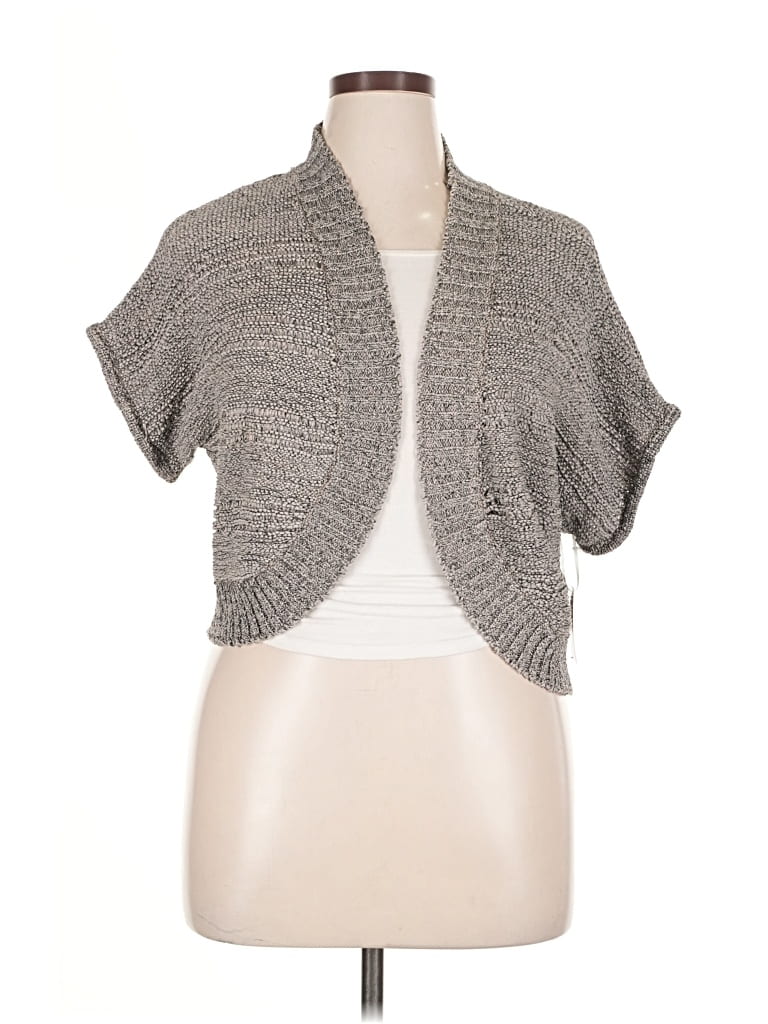 Lucy & Laurel Cardigan Sweater In Gray