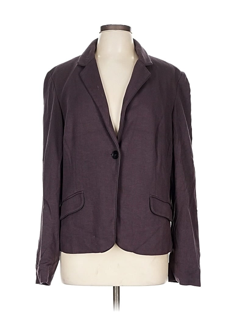 Pre-owned Coldwater Creek Blazer Jacket In Purple