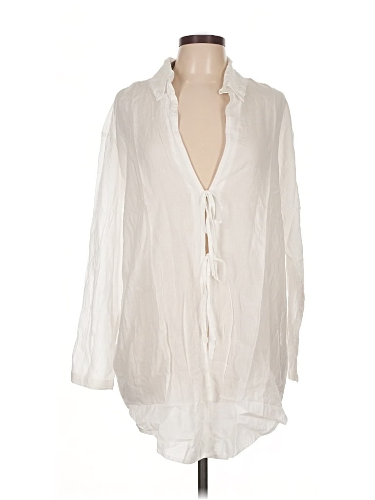 Pre-owned Abercrombie & Fitch Long Sleeve Blouse In Black