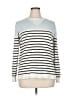 Evelyn & Arthur Stripes White Pullover Sweater Size XL - photo 1