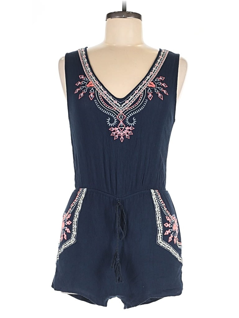 Pre-owned Blu Pepper Romper In Blue