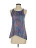 Wink 100% Silk Blue Sleeveless Silk Top Size XS - photo 1