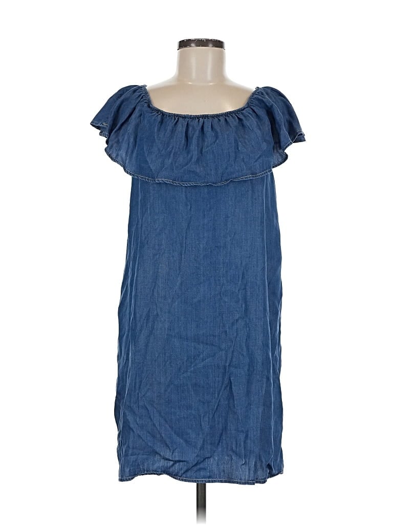 Pre-owned Glam Casual Dress In Blue
