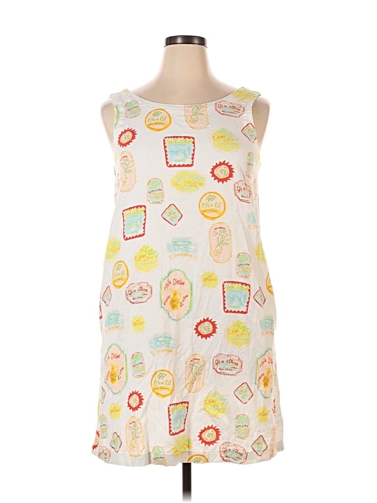 Pre-owned Cynthia Rowley Tjx Casual Dress In White