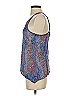 Wink 100% Silk Blue Sleeveless Silk Top Size XS - photo 5