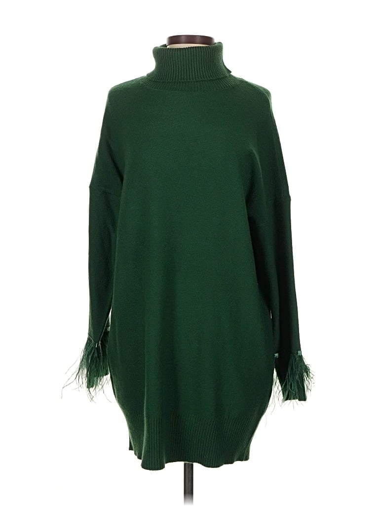 Pre-owned Wayf Turtleneck Sweater In Green