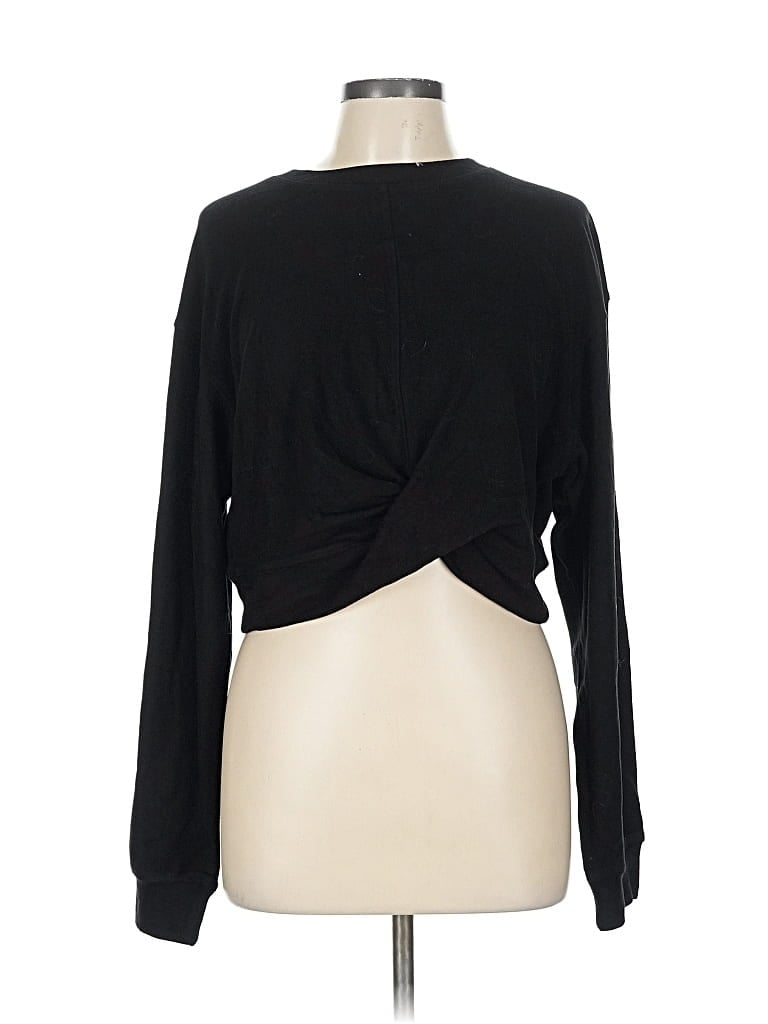 Pre-owned Qinsen Pullover Sweater In Black