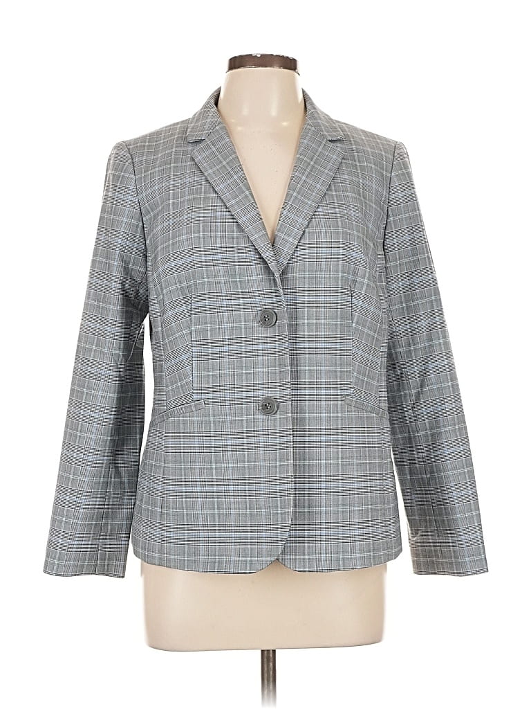 Pre-owned Talbots Blazer Jacket In Gray