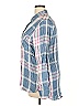 Woolrich 100% Rayon Plaid Blue Long Sleeve Button-Down Shirt Size XXL - photo 5