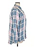 Woolrich 100% Rayon Plaid Blue Long Sleeve Button-Down Shirt Size XXL - photo 4