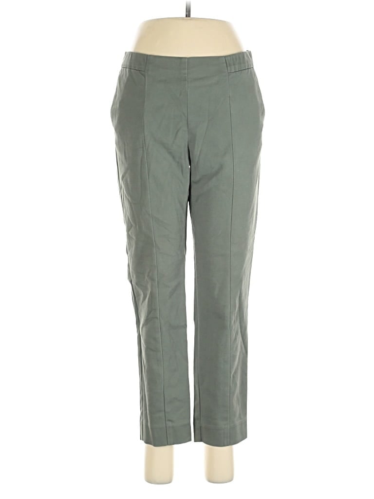 Pre-owned Jjill Casual Pants In Green