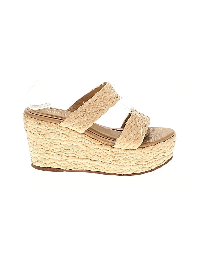 Pre-owned Kaanas Wedges In Brown