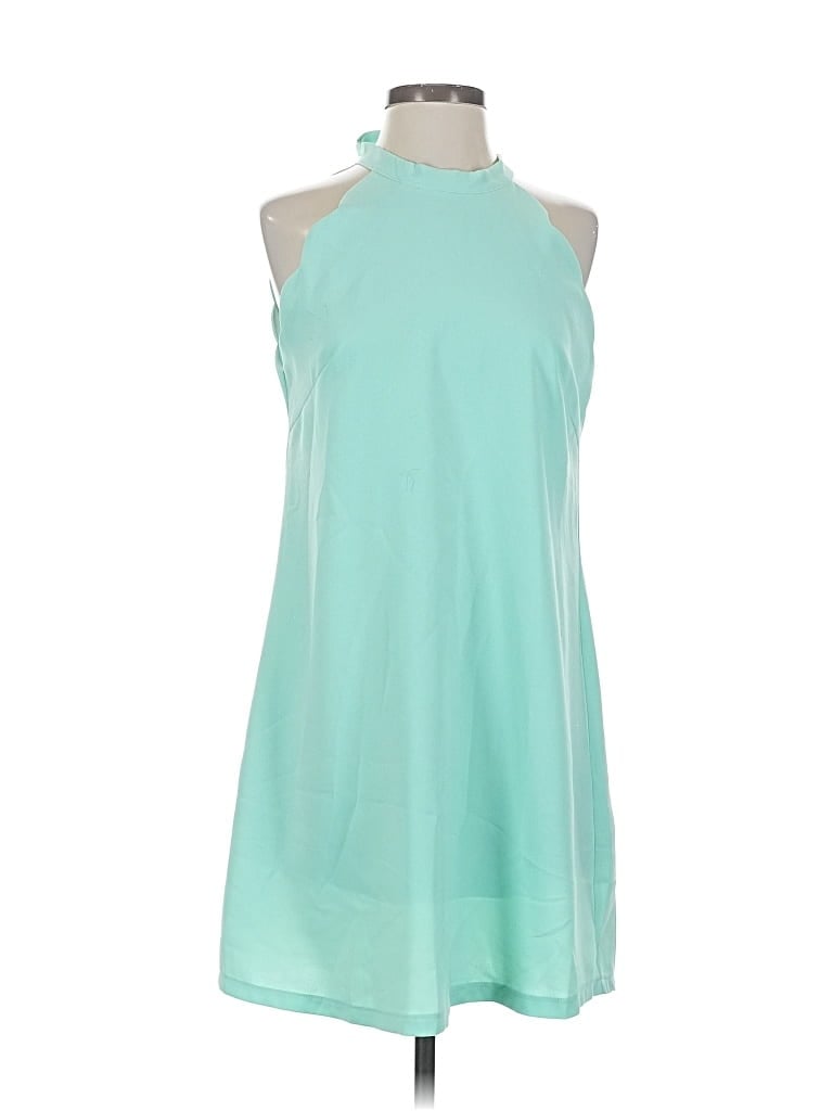 Pre-owned Pink Lily Casual Dress In Blue