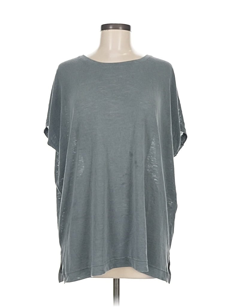 Pre-owned Athleta Short Sleeve T-shirt In Gray