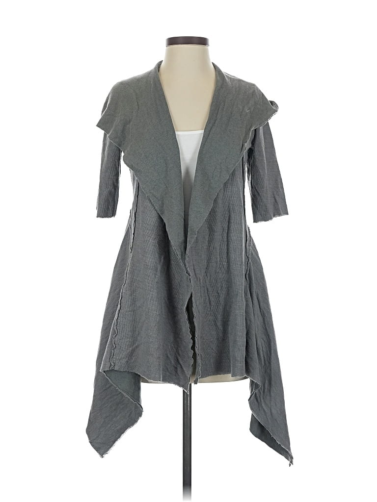 Pre-owned Cut.loose Cardigan Sweater In Gray
