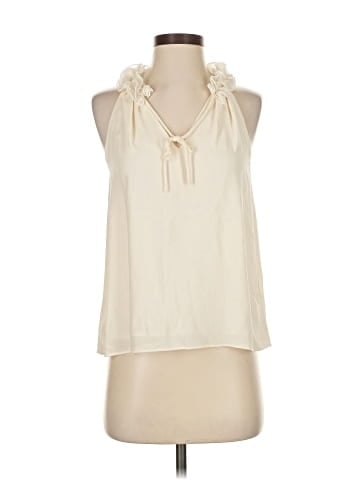 Charles Chang-Lima Sleeveless Silk Top (view 1)