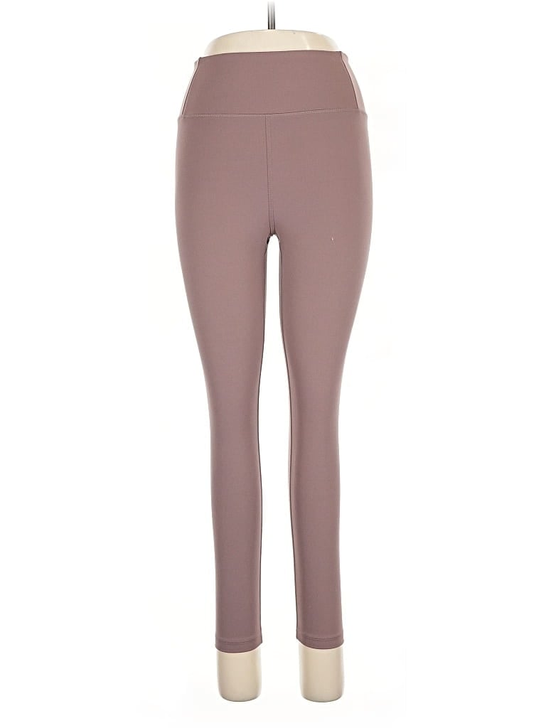 Pre-owned Girlfriend Collective Active Pants In Brown