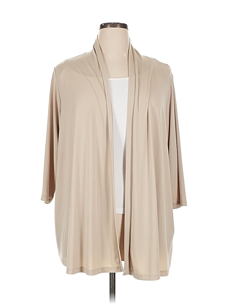 Pre-owned Susan Graver Kimono In Brown