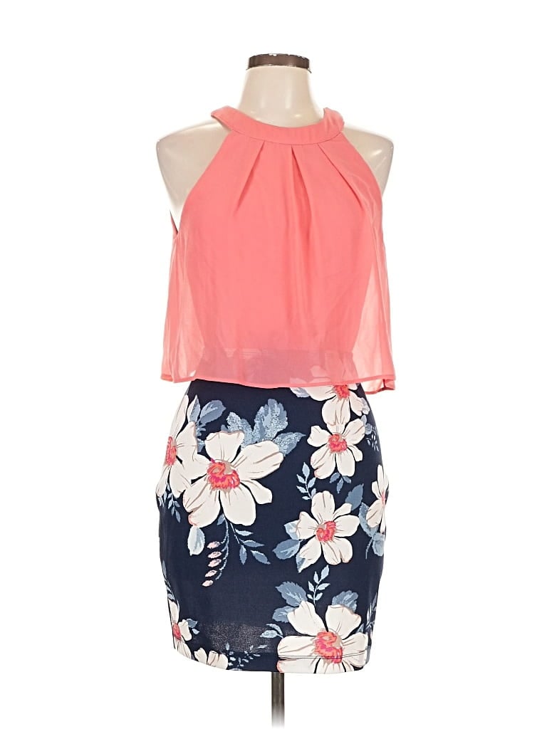 Pre-owned Emerald Sundae Cocktail Dress In Orange