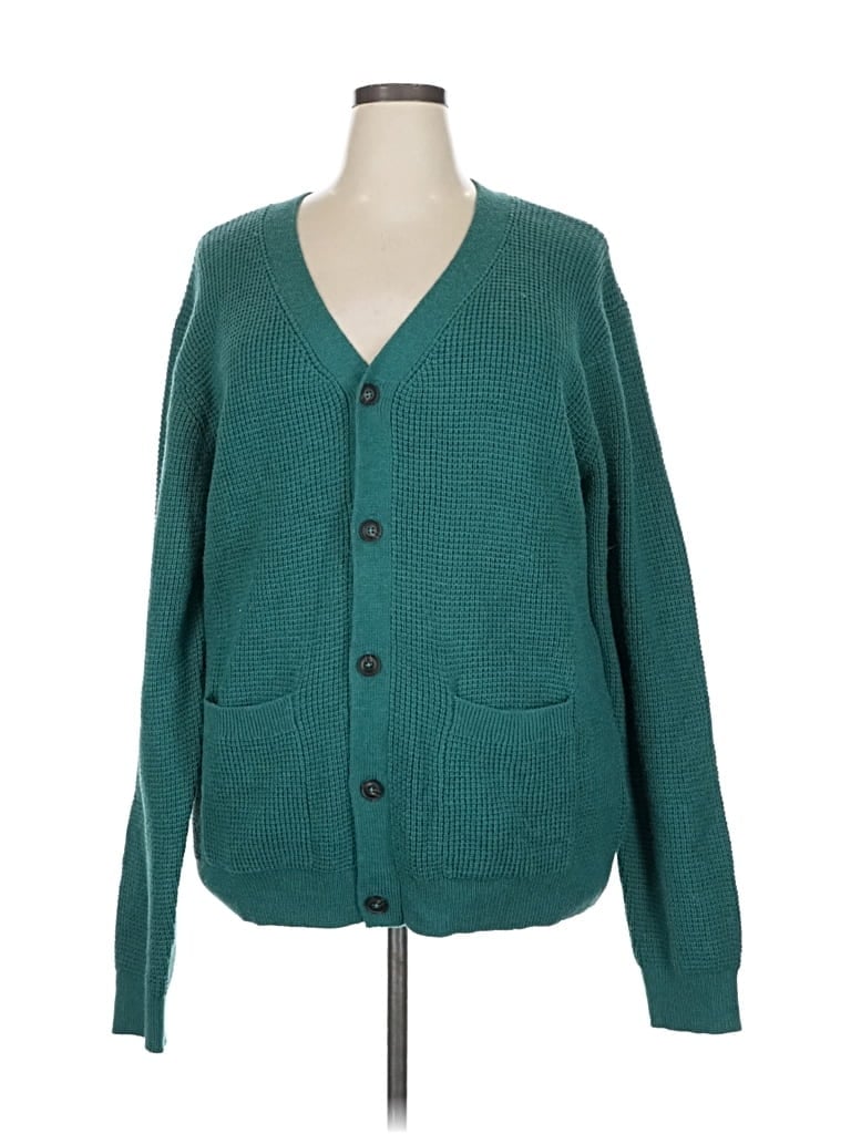 Pre-owned Unbranded Cardigan Sweater In Blue