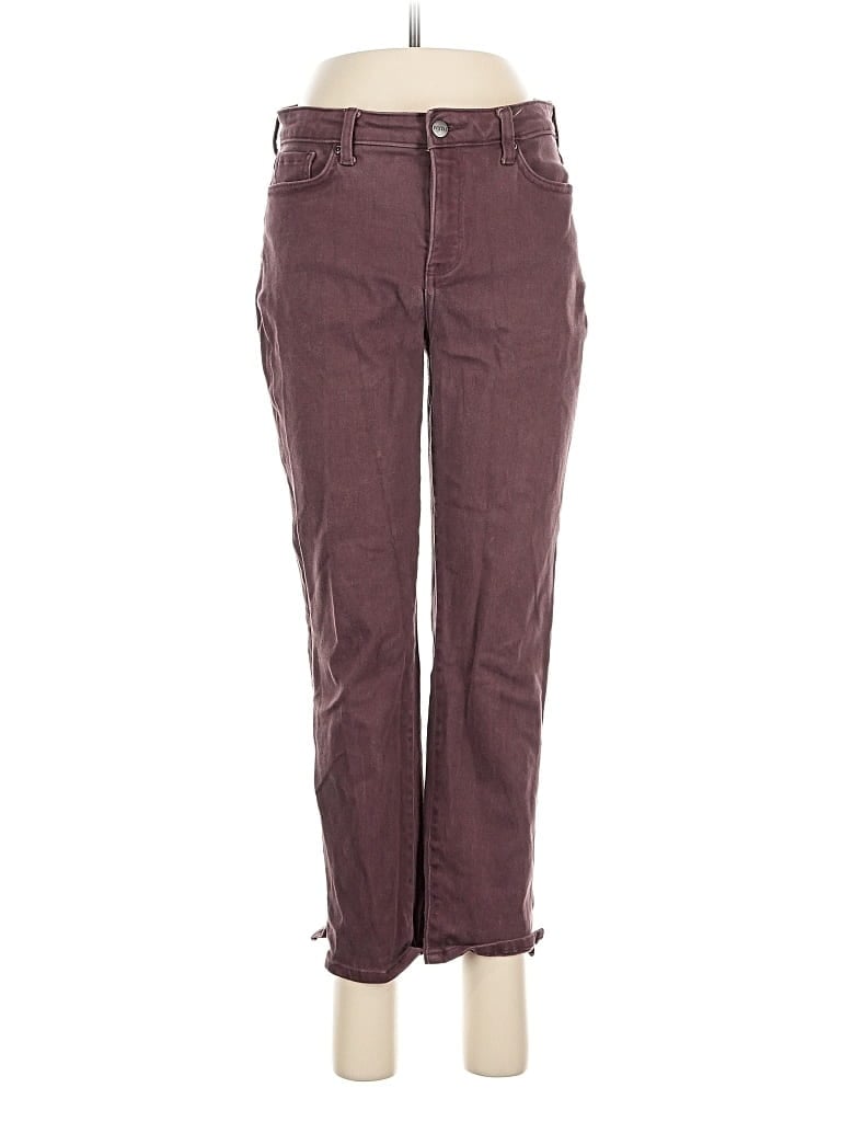 Pre-owned Nydj Casual Pants In Burgundy