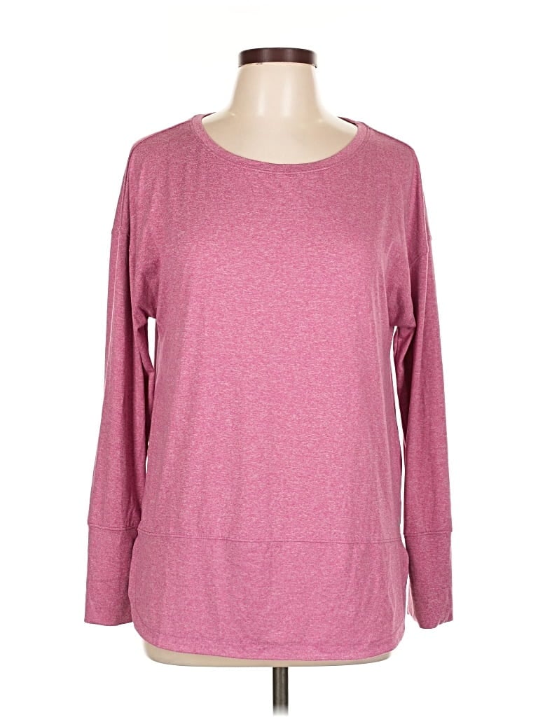 Pre-owned Apana 3/4 Sleeve T-shirt In Pink