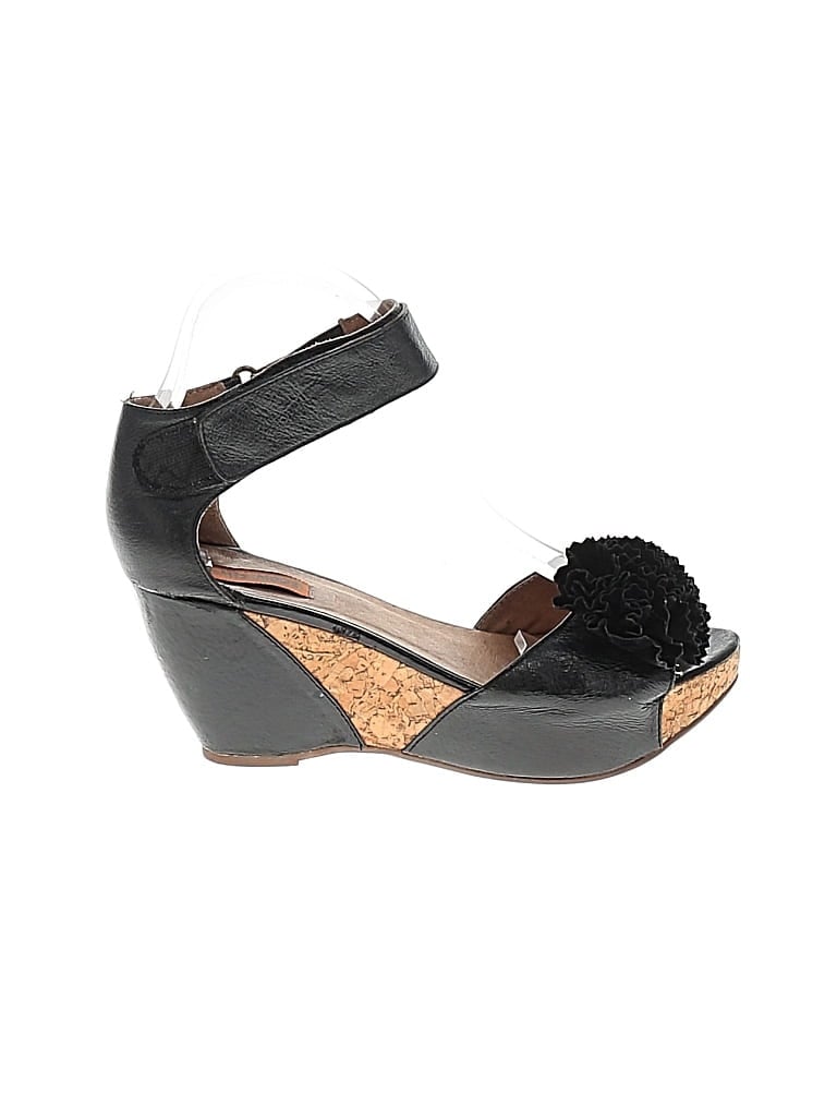 Pre-owned Miz Mooz Wedges In Black