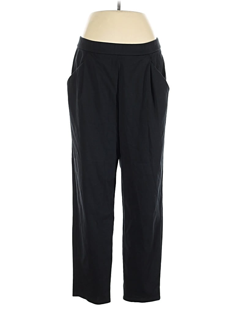 Pre-owned Eileen Fisher Casual Pants In Black
