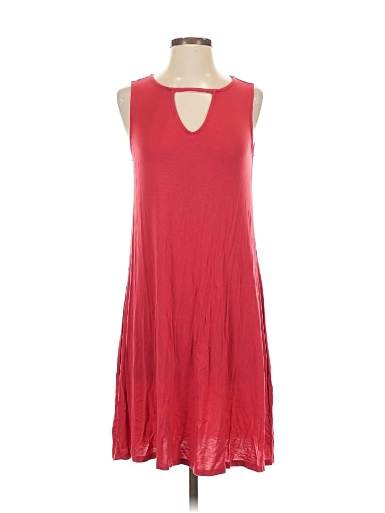 Pre-owned 24/7 Maurices Casual Dress In Red