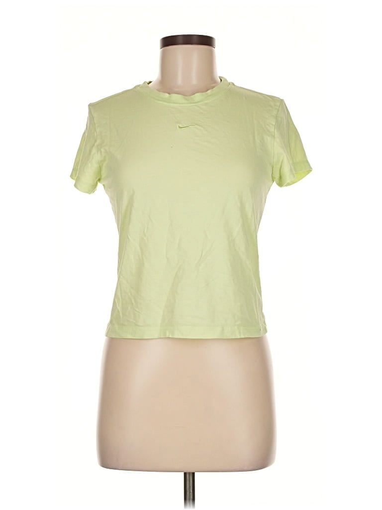 Pre-owned Nike Short Sleeve T-shirt In Green
