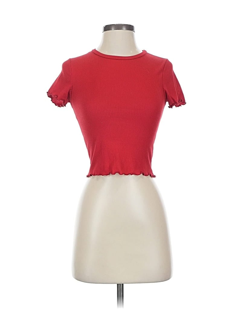 Pre-owned Gaze Short Sleeve T-shirt In Red