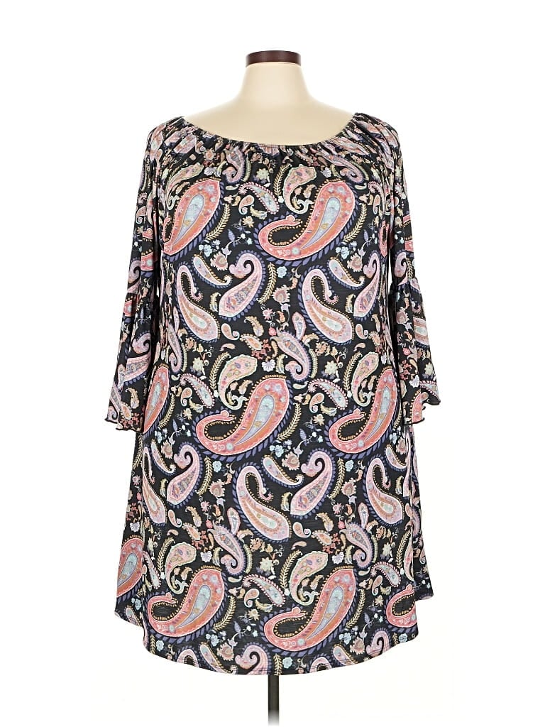 Pre-owned Honeyme Casual Dress In Gray