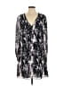 Parker Paisley Gray Purple Casual Dress Size M (estimated) - photo 1