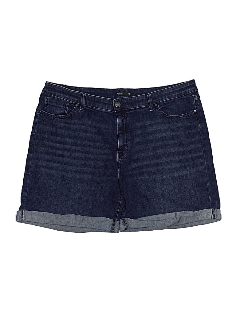 Pre-owned Simply Vera Vera Wang Denim Shorts In Blue
