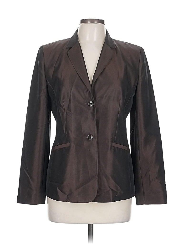 Pre-owned Ann Taylor Blazer Jacket In Brown