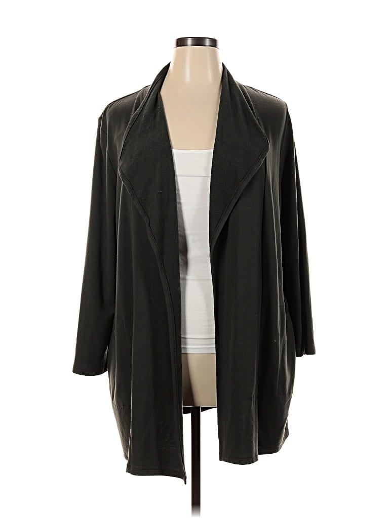 Pre-owned Purejill Cardigan Sweater In Black