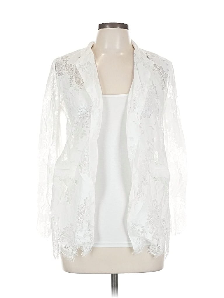 Pre-owned Assorted Brands Kimono In White