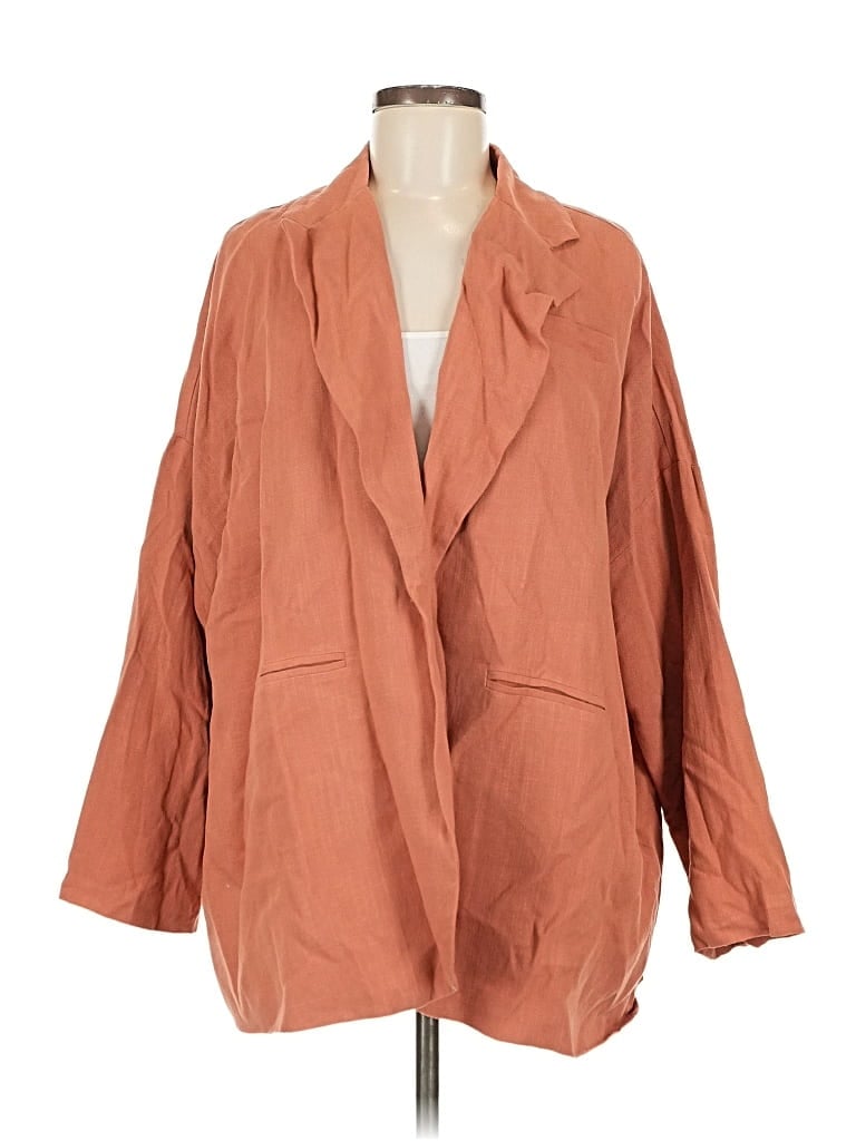 Pre-owned Prettylittlething Coat In Orange