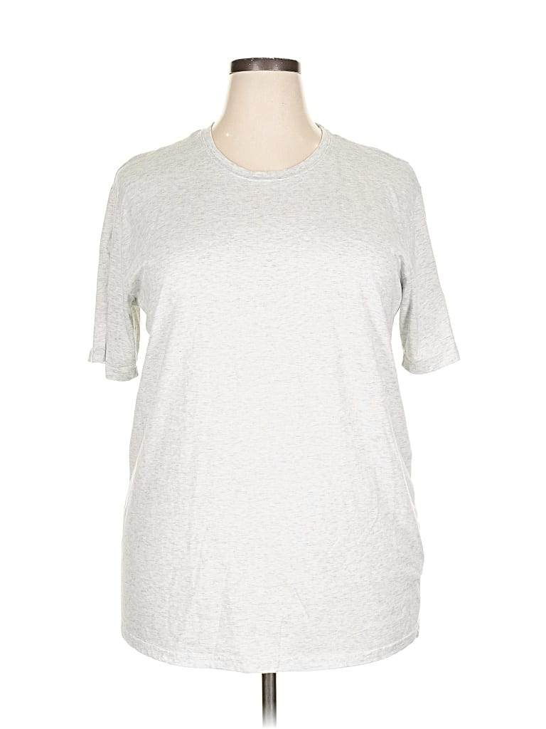 Pre-owned Assorted Brands Short Sleeve T-shirt In Gray