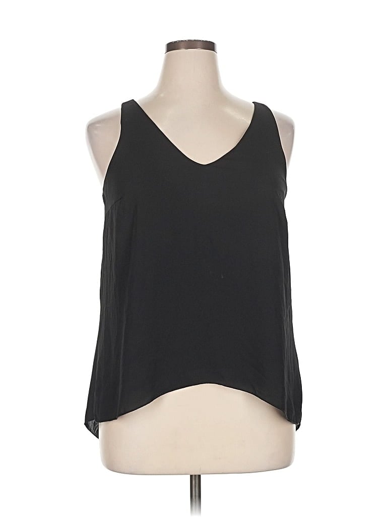 Pre-owned Veronica M Sleeveless Blouse In Black