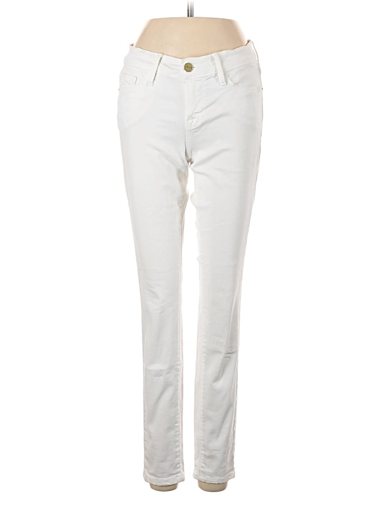 Pre-owned Frame Jeans In White