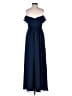 Azazie 100% Polyester Blue Cocktail Dress Size 2 - photo 2
