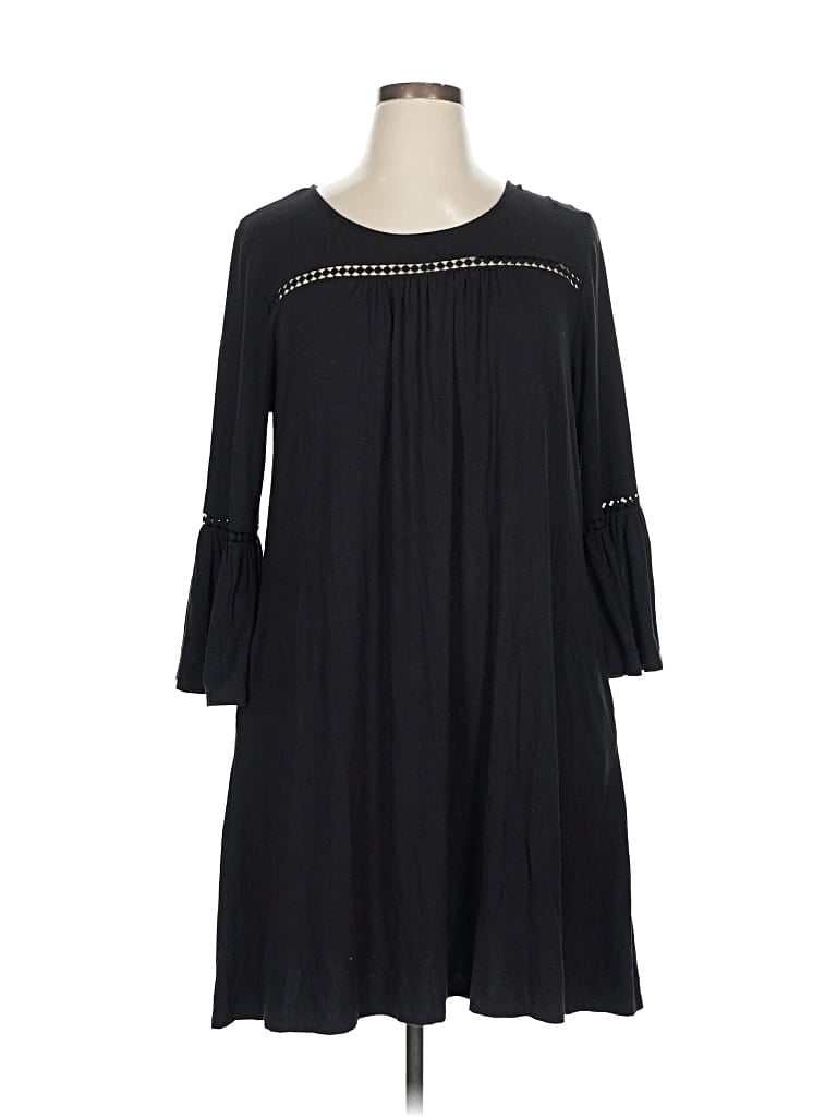 Pre-owned Nina Leonard Casual Dress In Black