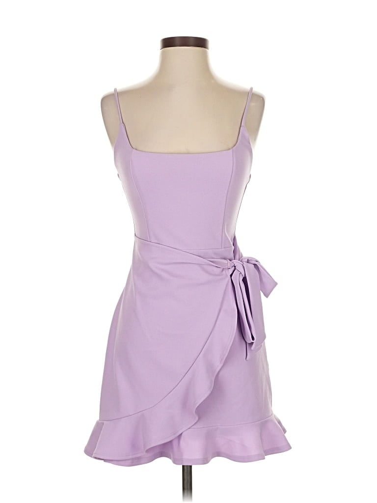 Pre-owned Lucy In The Sky Cocktail Dress In Purple