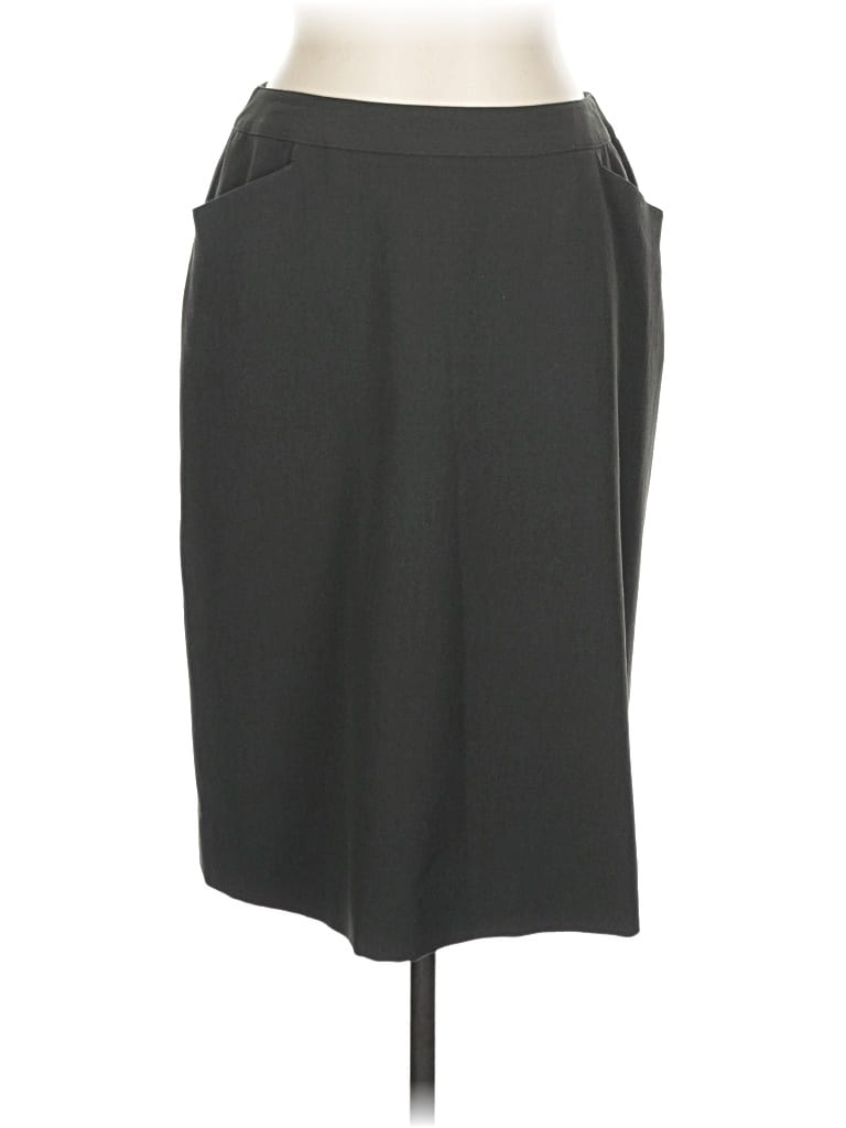 Pre-owned Jones New York Wool Skirt In Green